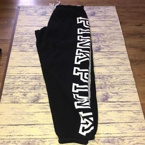 PINK drawstring sweat pants